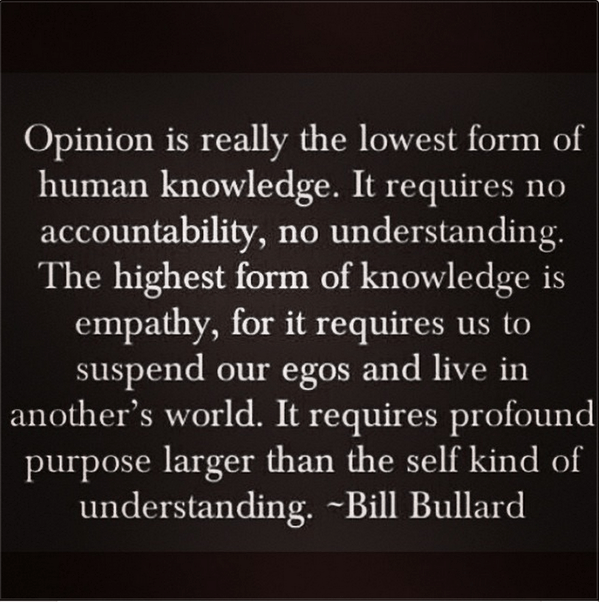 Opinion and Empathy: Bill&nbsp;Bullard